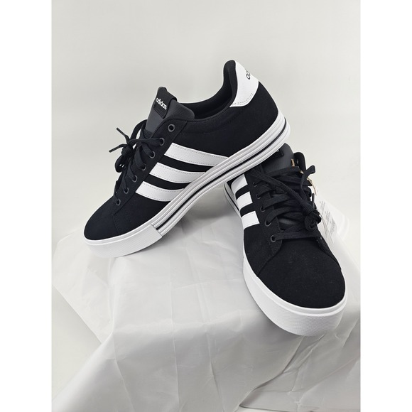 NIB Men\'s Adidas Daily 4.0 Shoes Sneakers Black/White IF4502 US Size 13 main image 5